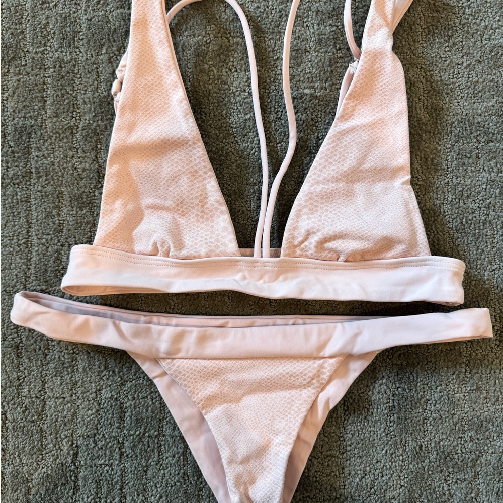 Beach Bunny Pink Subtle Snake Skin